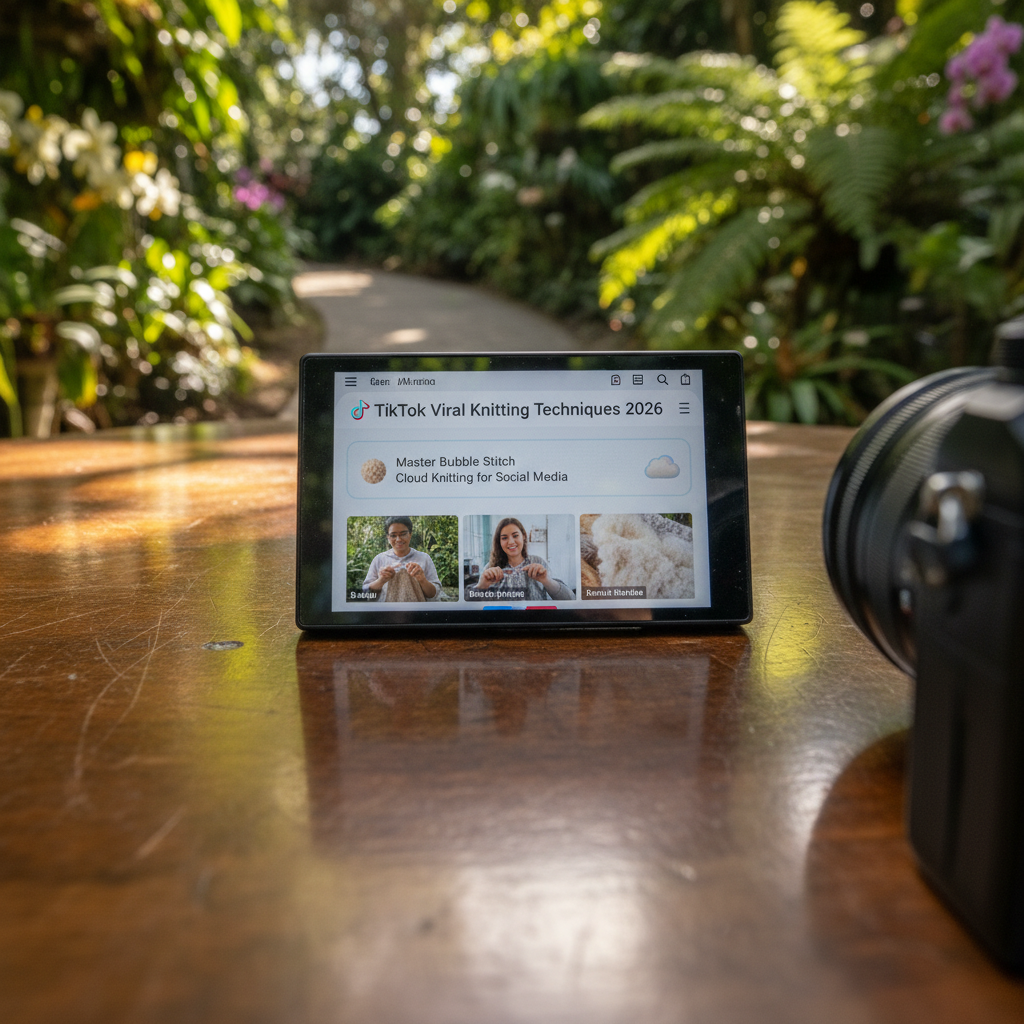 TikTok Viral Knitting Techniques 2026: Master Bubble Stitch and Cloud Knitting for Social Media