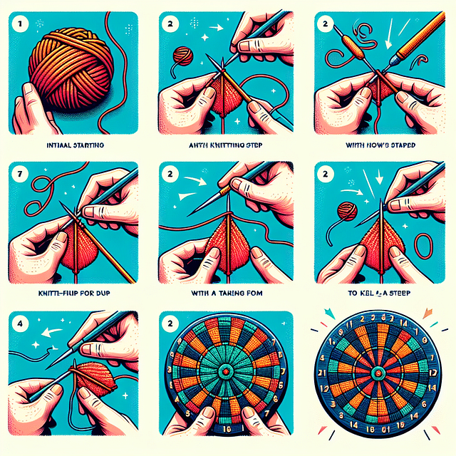 knitting darts for shaping