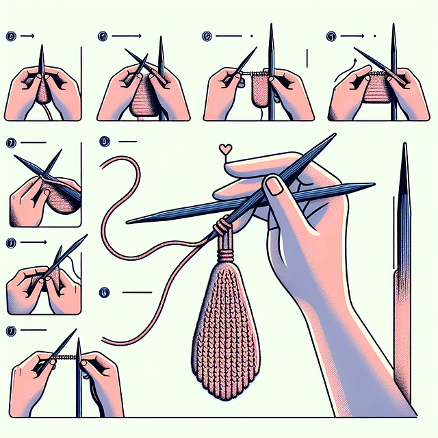 finishing a knit dart