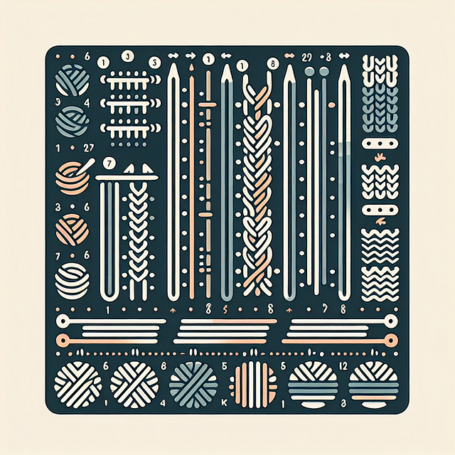 knitting lace chart with symbols