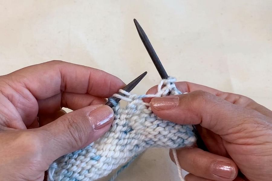 knitting yarn over mistake