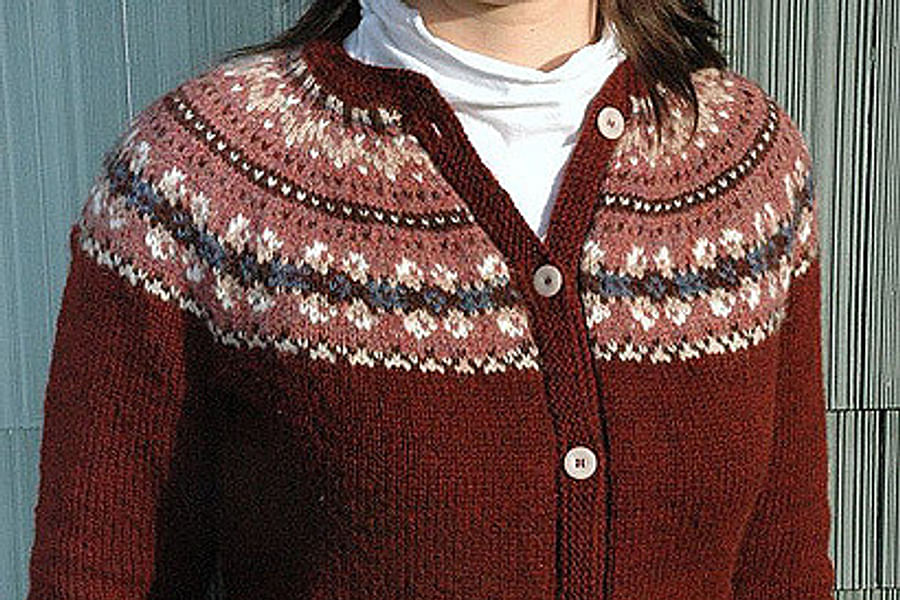 Fair Isle sweater knitting pattern