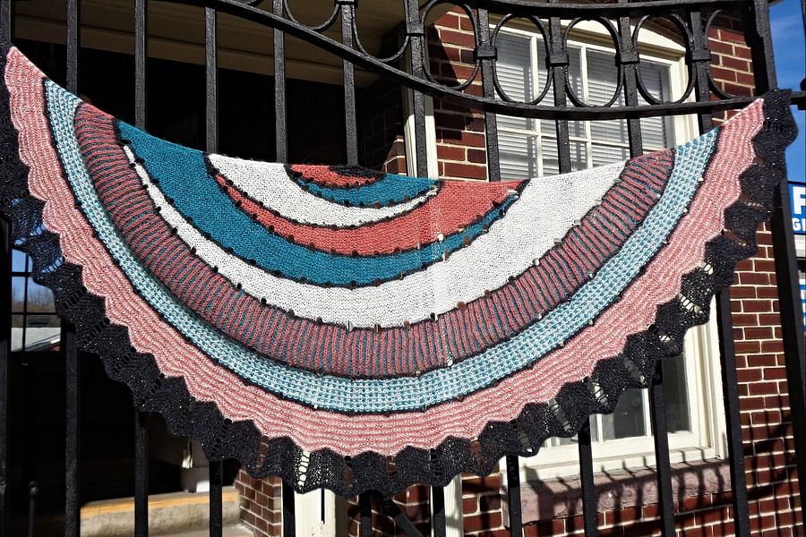 exploration station shawl pattern