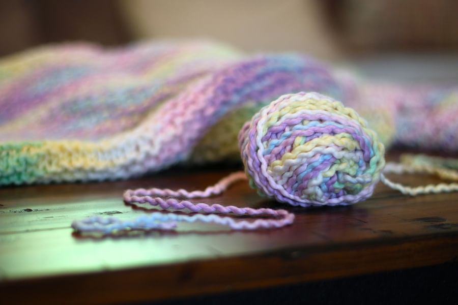 variegated yarn knitting pattern