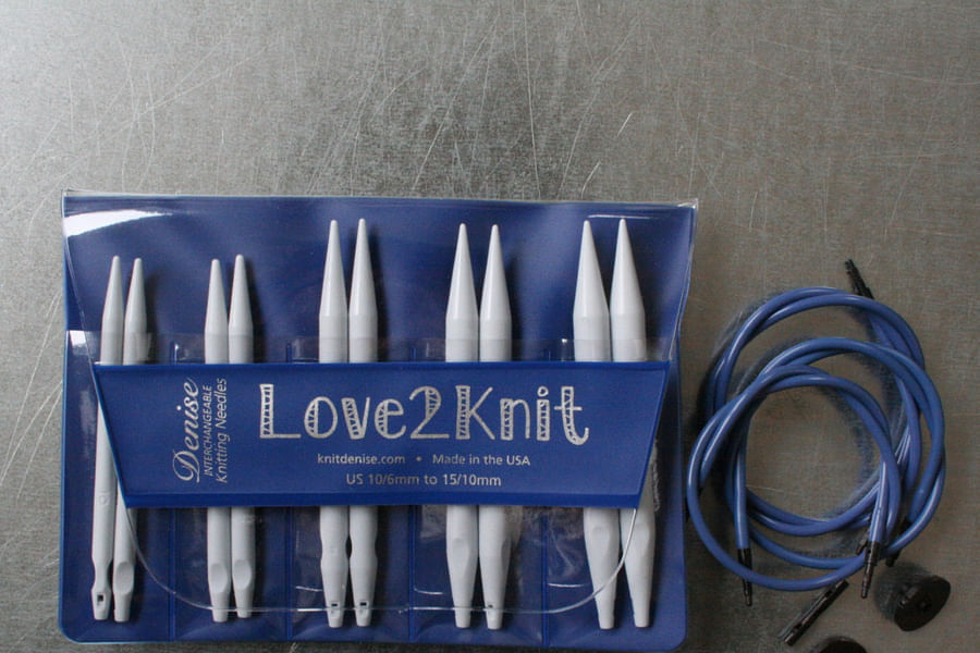 interchangeable knitting needle set