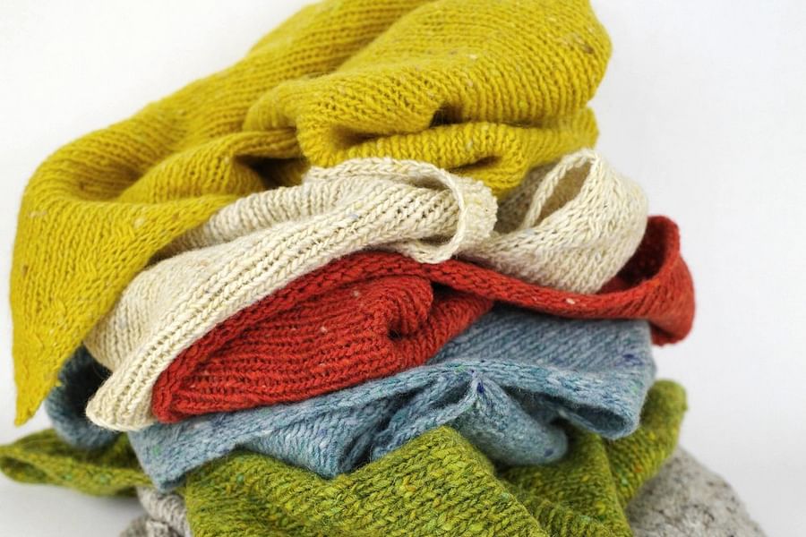 pressing water out of knit