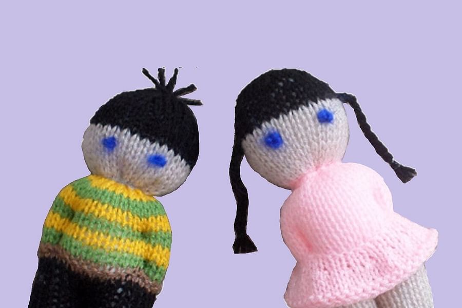 charity knitted toys