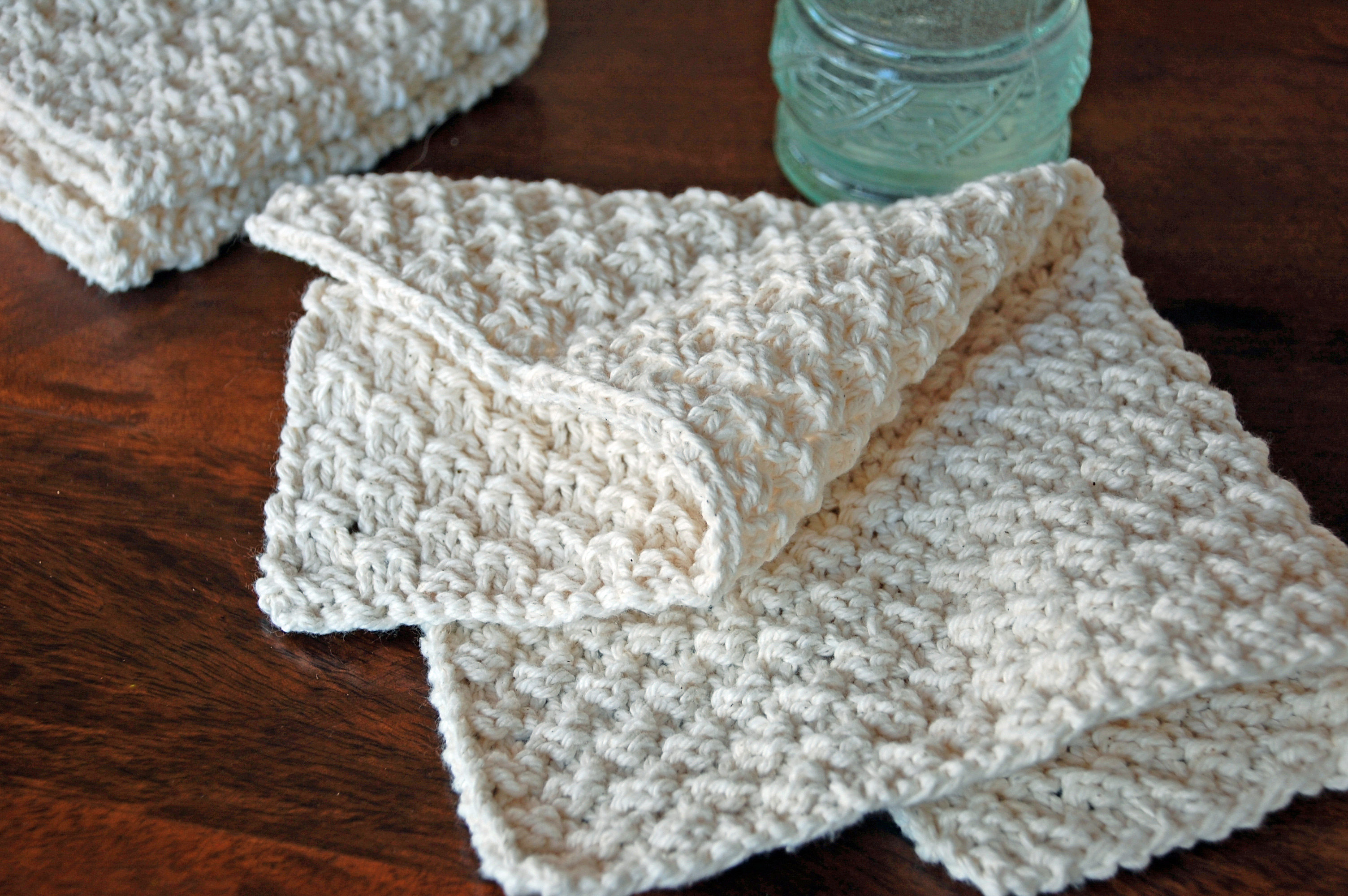 knitted dishcloths