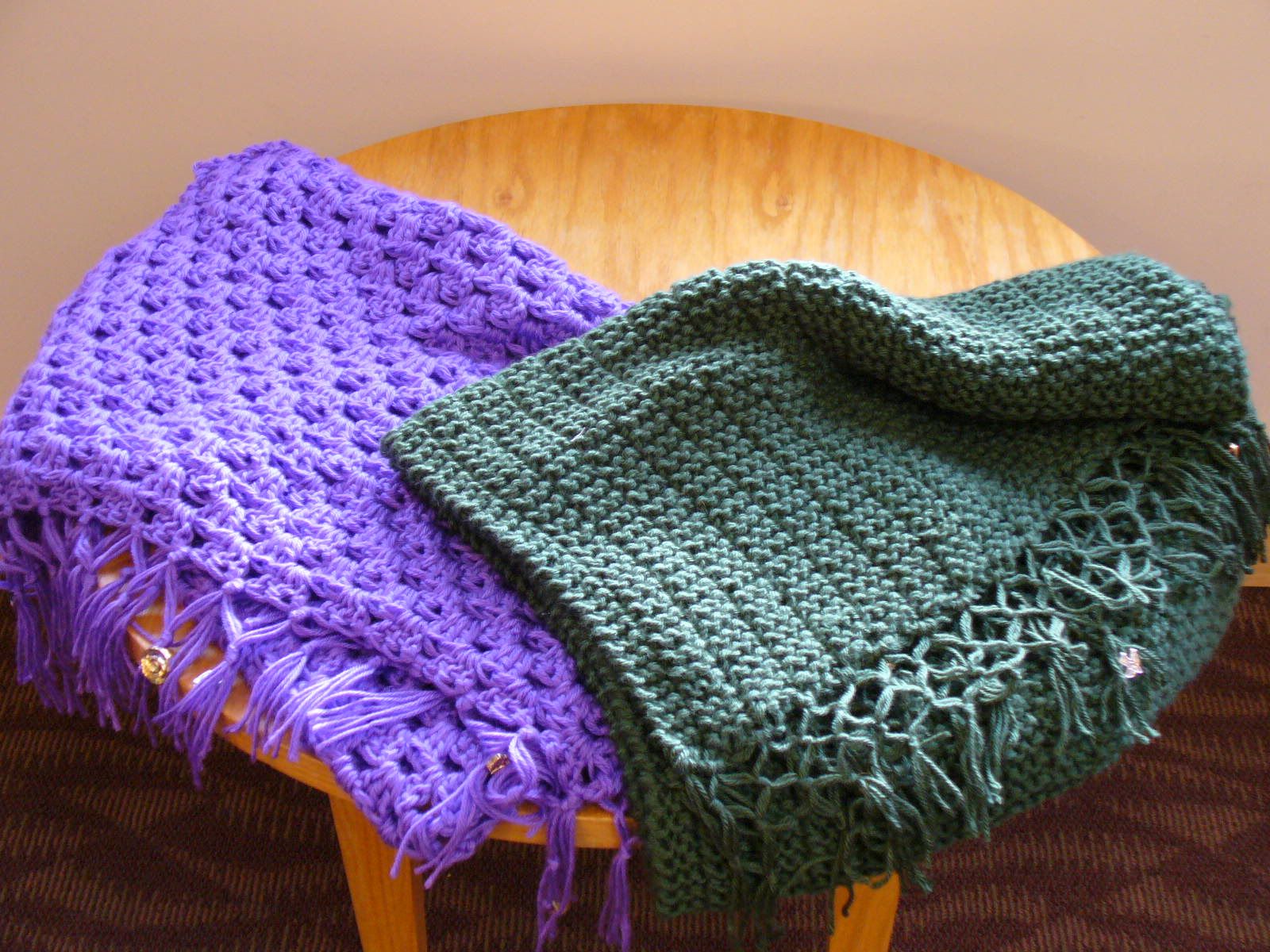 knitted healing shawl pattern