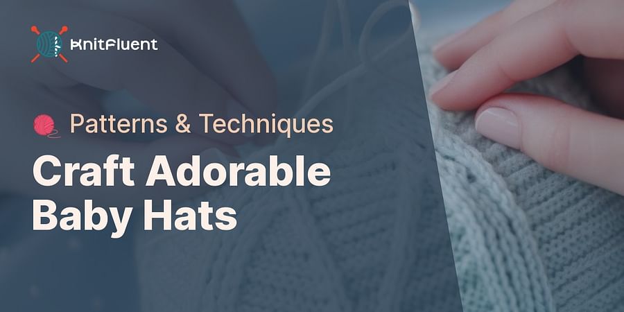 Craft Adorable Baby Hats - 🧶 Patterns & Techniques