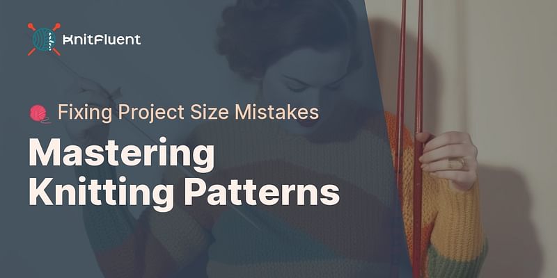 Mastering Knitting Patterns - 🧶 Fixing Project Size Mistakes