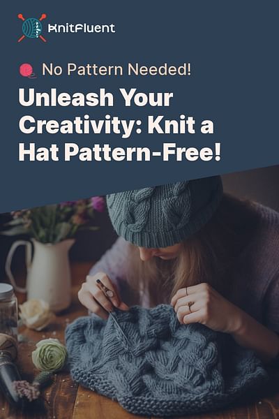 Unleash Your Creativity: Knit a Hat Pattern-Free! - 🧶 No Pattern Needed!