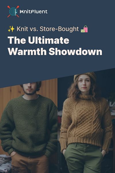 The Ultimate Warmth Showdown - ✨ Knit vs. Store-Bought 🛍️