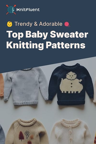 Top Baby Sweater Knitting Patterns - 👶 Trendy & Adorable 🧶