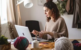 Can a beginner learn knitting from online resources like YouTube?
