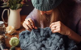 Can you knit a hat without using a pattern?