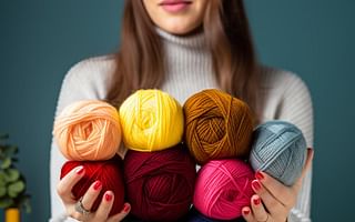 How can I choose yarn for my first knitting project?