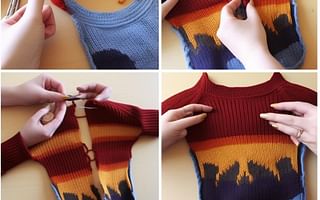 How can I make the back of my Intarsia knitting project as neat as the front?