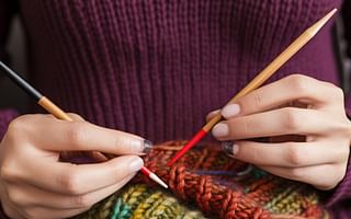 How do you proceed with knitting after casting on?