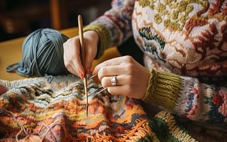 Is Color Work or Lace Knitting More Challenging for English-Style Knitters?