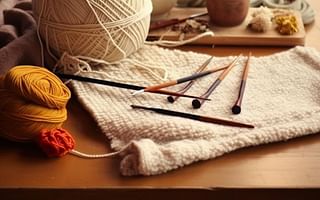 What are the next steps after buying yarn and knitting needles?