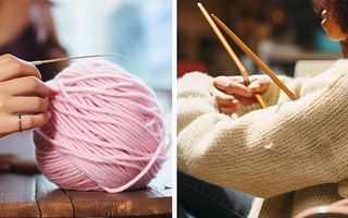 Which is easier to learn first, knitting or sewing?